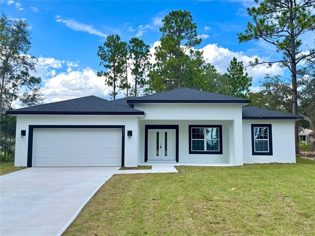 2077 W Linden Drive, new construction home for sale in Citrus Springs, FL