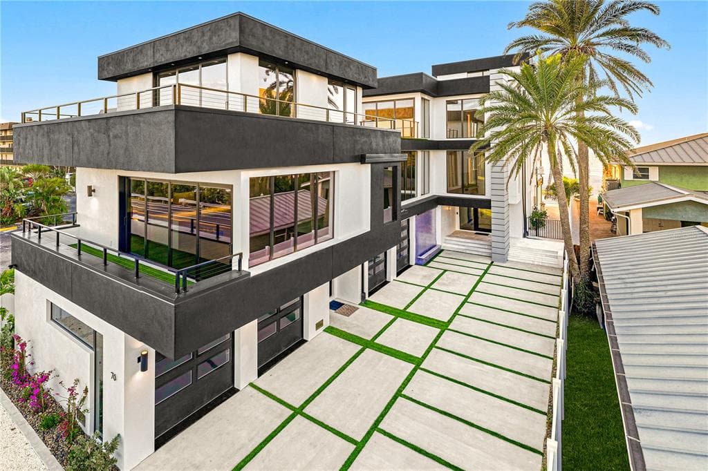 70 Gulf Boulevard, new construction home for sale in Indian Rocks Beach, FL