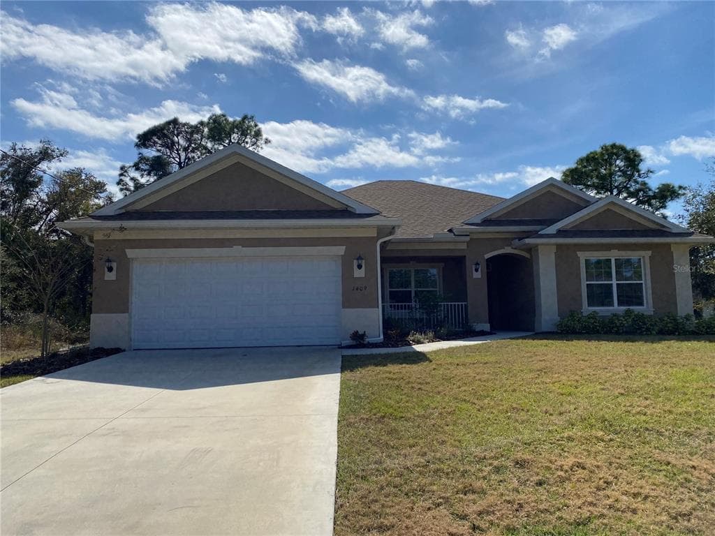 1409 Marjorie Lane, new construction home for sale in North Port, FL