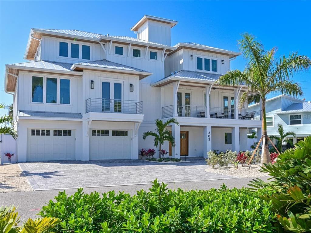 303 55th Street, new construction home for sale in Holmes Beach, FL