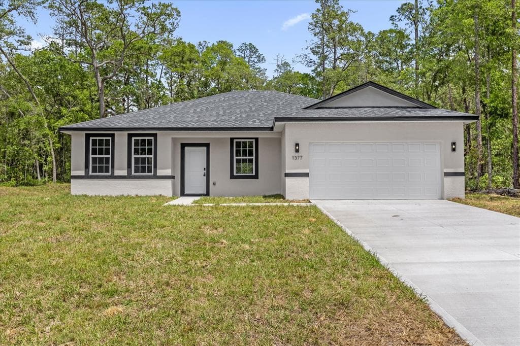 1377 W Alexander Drive, new construction home for sale in Citrus Springs, FL