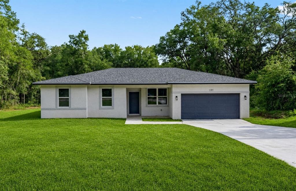 1197 W G Martinelli Boulevard, new construction home for sale in Citrus Springs, FL