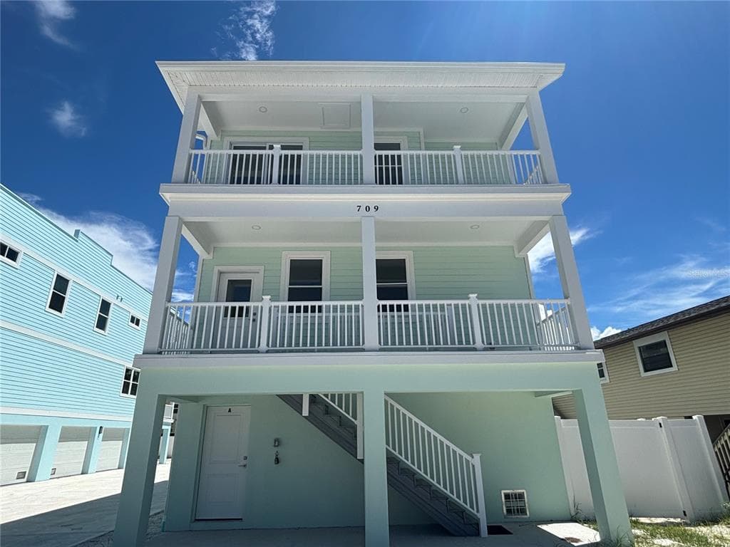 709 Gulf Boulevard, new construction home for sale in Indian Rocks Beach, FL