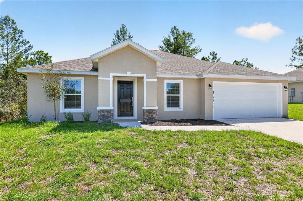 10260 N Spaulding Drive, new construction home for sale in Citrus Springs, FL
