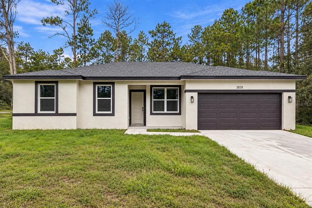3839 W Midway Drive, new construction home for sale in Citrus Springs, FL