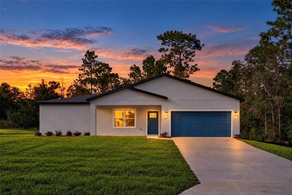 1325 W Evergreen Drive, new construction home for sale in Citrus Springs, FL