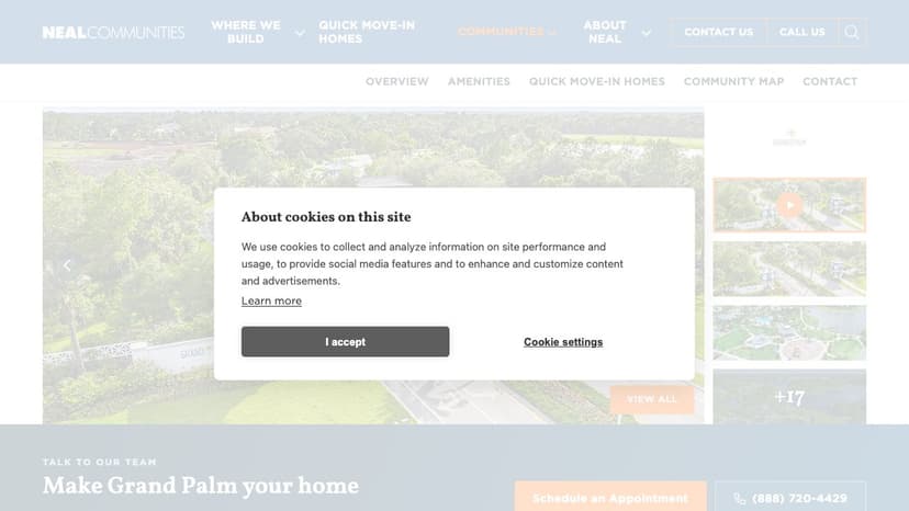 Grand Palm new construction community