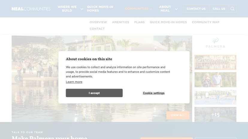 Palmera new construction community