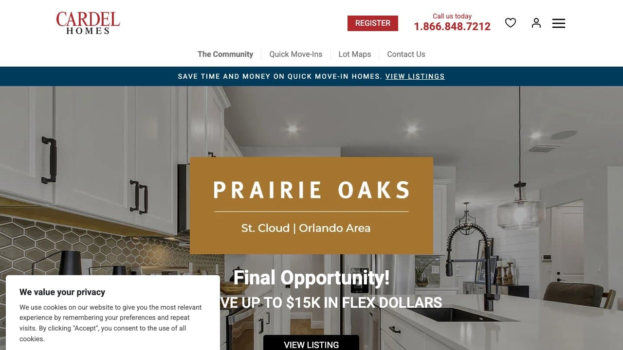 Prairie Oaks new construction community in St. Cloud, Florida
