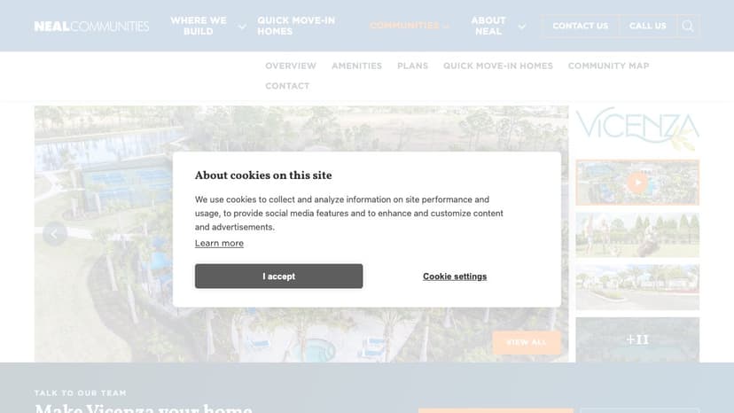 Vicenza new construction community